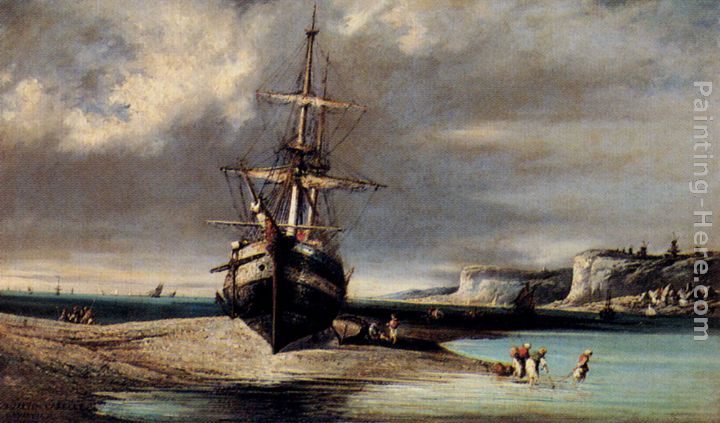 Consalvo Carelli Dieppe On The Normandy Coast